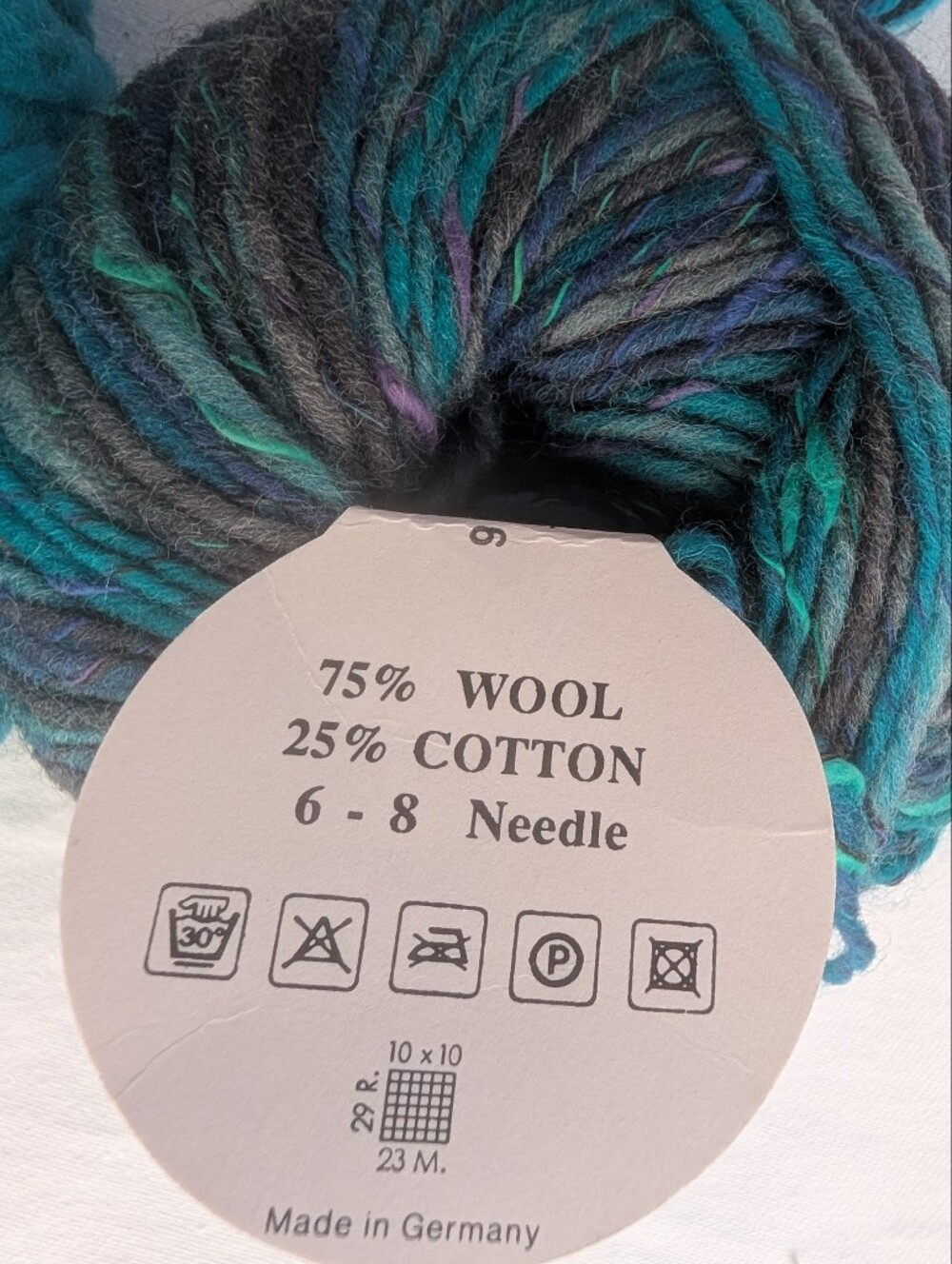 Lot Of Assorted Blue And Green Yarns - Wool Cotton Yak Alpaca Blends - Picture 3 of 16